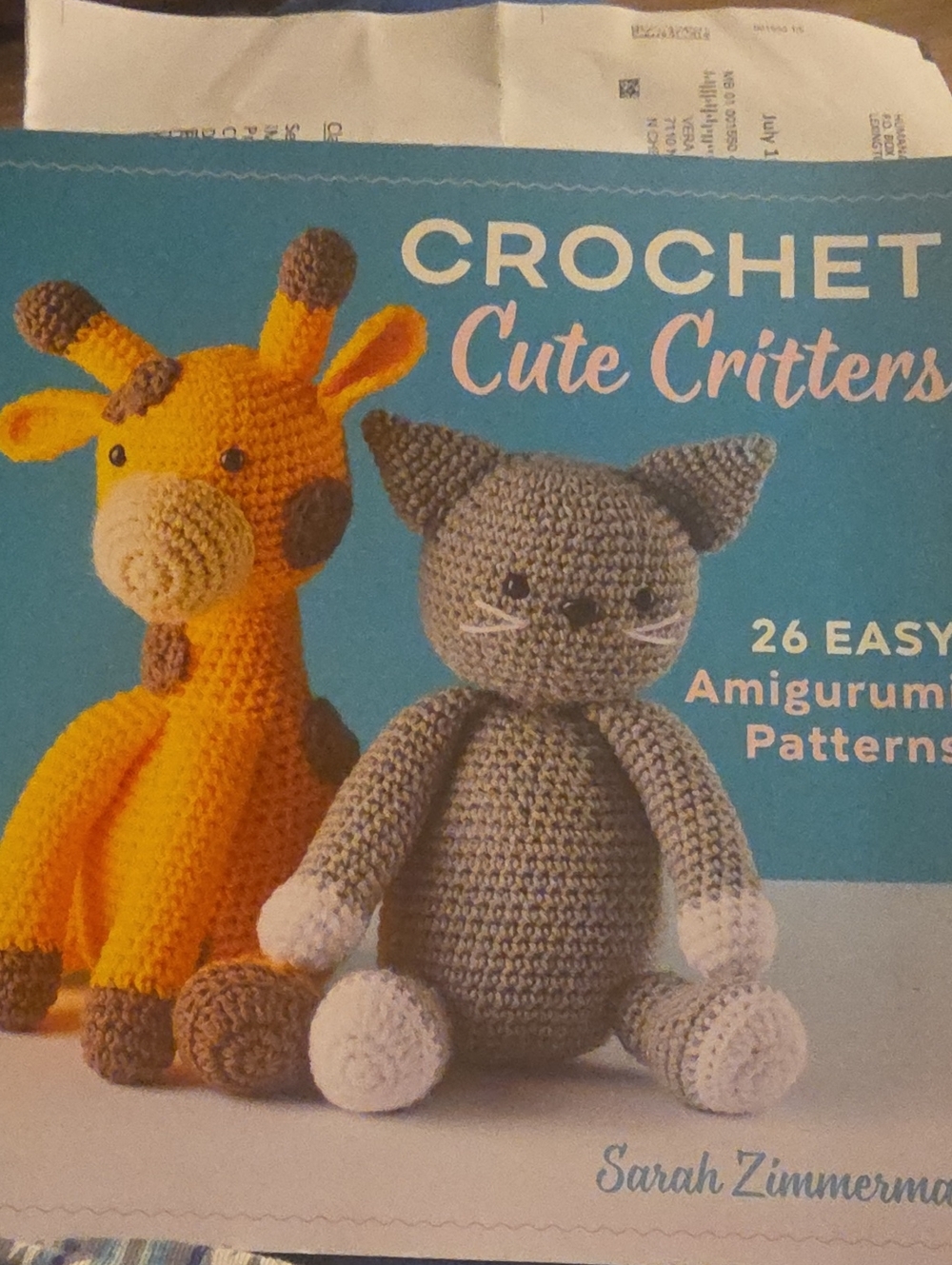 Crochet Cute Critters Amigurumi Pattern Book - Gray and Yellow